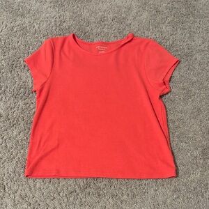 American Eagle Outfitters Red Short Sleeve Tee